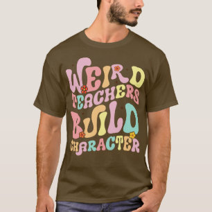 Camiseta professores estranhos constroem sulcos de professo
