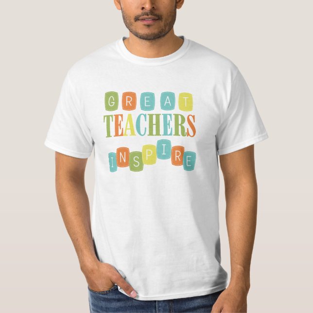 Camiseta Professores excelentes Inspiram (Frente)
