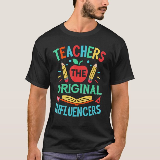 Camiseta Professores Influenciadores Originais Apreciação d (Frente)