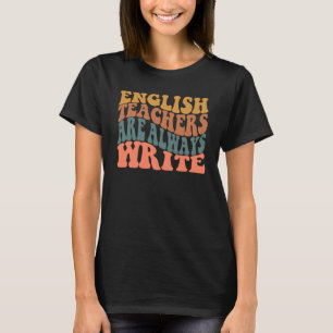Camiseta Professores Ingleses Sempre Escrevem Literatura Ed