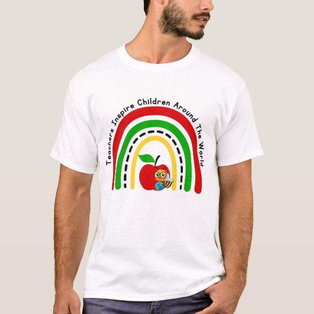 Camiseta Professores Inspiram Camisa-T (Frente)