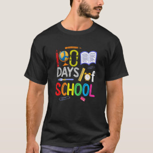 Camiseta Professores Livro de Leitura Infantil Feliz 100 Di