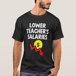 Camiseta Professores Mais Baixo Salários Memória Cringe Sar