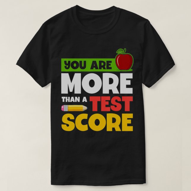 Camiseta Professores no Dia de Teste de Professores no Dia  (Frente do Design)