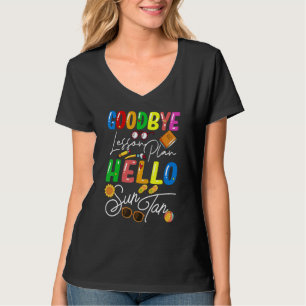 Camiseta Professores No Fim Do Ano Escolar Planejam Lição D