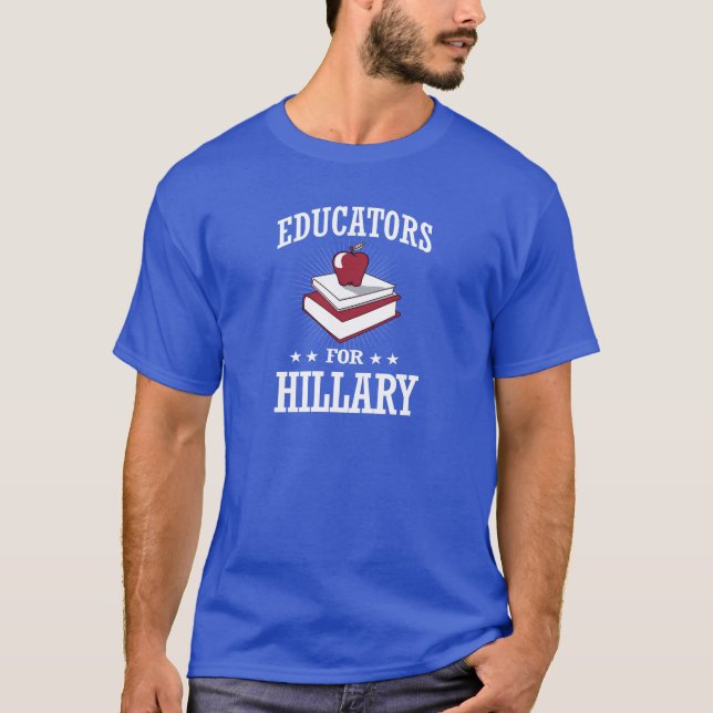 CAMISETA PROFESSORES PARA HILLARY (Frente)