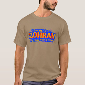 Camiseta Professores Para Zohran Para Adesivo da Cidade de 