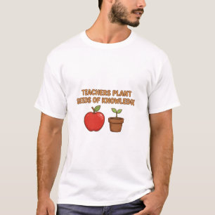 Camiseta Professores Plantam Sementes de Conhecimento Camis