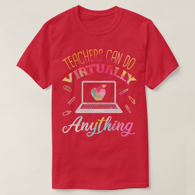 Camiseta Professores podem fazer praticamente qualquer cois (Frente do Design)