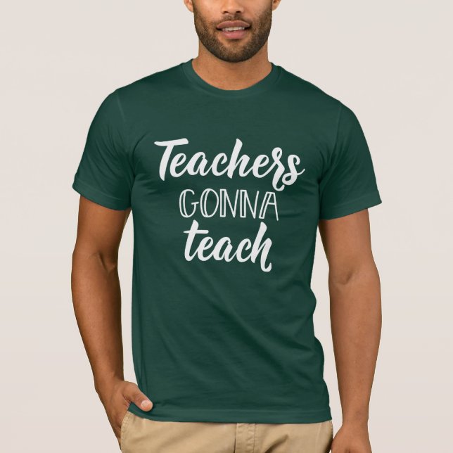 Camiseta Professores que vão ensinar (Frente)