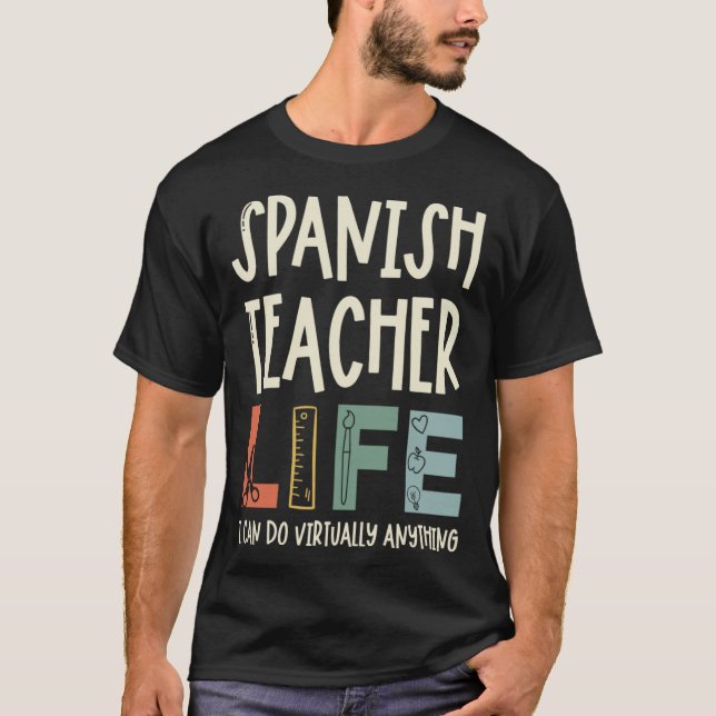 Camiseta Professores Retro Podem Fazer Praticamente Qualque (Frente)