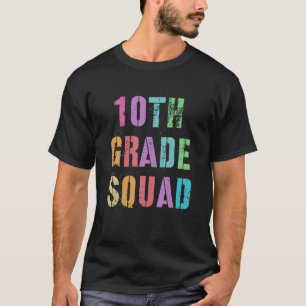 Camiseta Professores SQUAD Do 10º GRAU Prontos Para Rock Gr