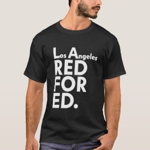 Camiseta Professores Unidos Los Angeles Red Para Ed Shirt U
