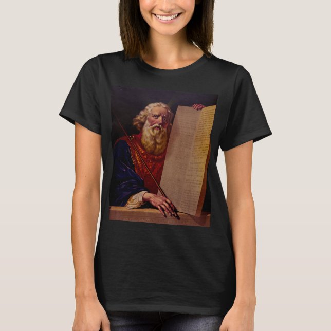 Camiseta Profeta Moisés no Monte Sinai – Épico de Alta Fide (Frente)