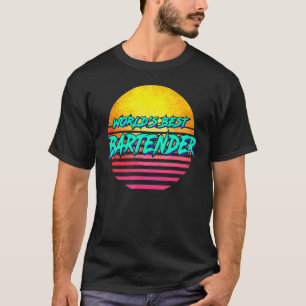 Camiseta Profissão de Bartender Retro