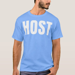 Camiseta Profissão de Cargo Engraçado Host Profissão de Ani