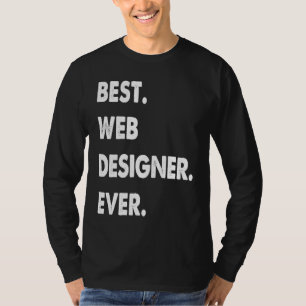 Camiseta Profissão de Designer Web Melhor Designer Web de T
