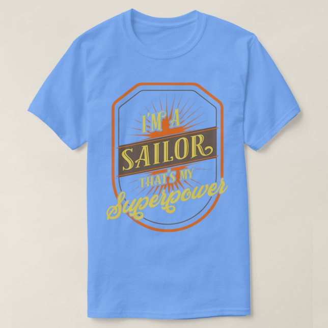 Camiseta Profissão de Marinheiro Seaman (Frente do Design)