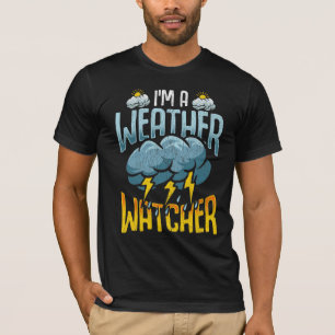 Camiseta Profissão De Meteorologia Humor Engraçado De Wat