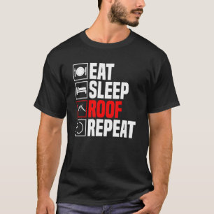 Camiseta Profissão de telhado de Artesanato Roofing Roofer