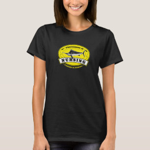 Camiseta Profissão é Enfermagem Paixão é Pescar Enfermeira