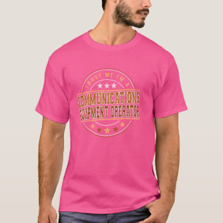 Camiseta Profissão Engraçada Citação De Comunicações