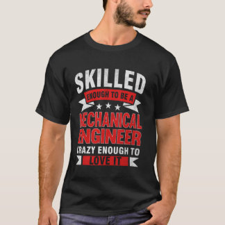 Camiseta Profissão Engraçada Citação de Engenheiro Mecânico