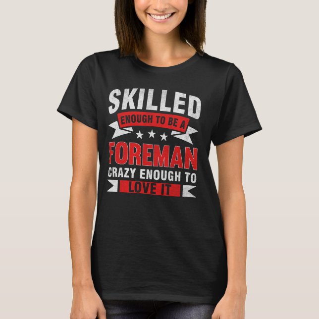 Camiseta Profissão Engraçada Cotação Matada Foreman (Frente)