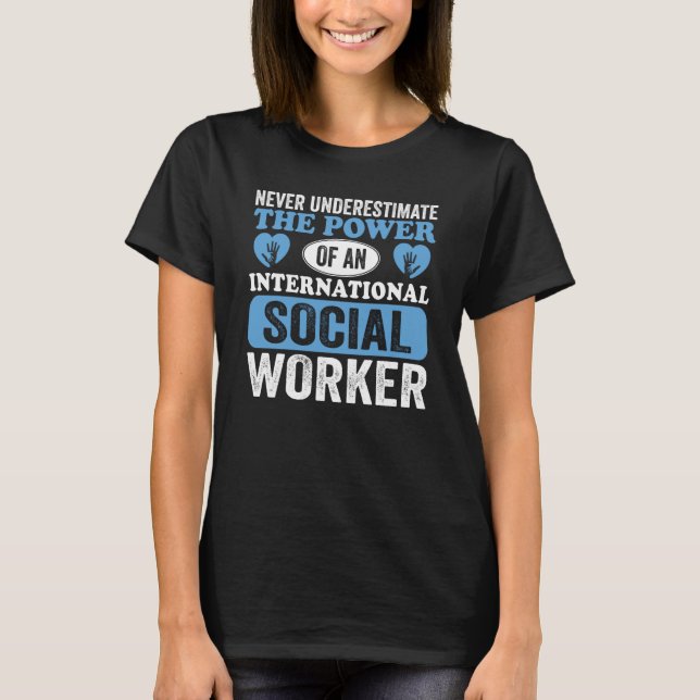 Camiseta Profissão Internacional de Trabalho Social (Frente)