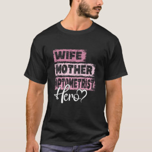 Camiseta Profissão, mãe-herói, Optometrista