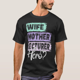 Camiseta Profissão mãe heroína mãe Professora 1
