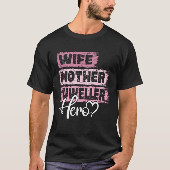 Camiseta Profissão, mãe, mãe, Jeweler (Frente)