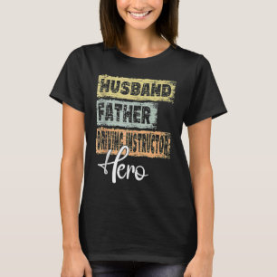 Camiseta Profissão Masculina pai herói pai Instrutor de Con