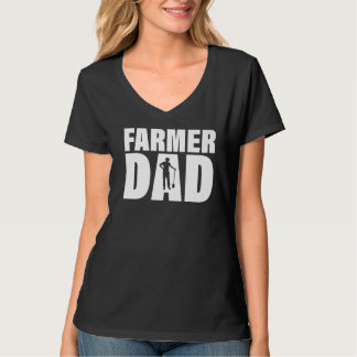 Camiseta Profissão Para Pais Agrícolas Masculinos