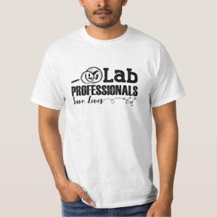 Camiseta Profissionais de laboratório salvam vidas Oferta t