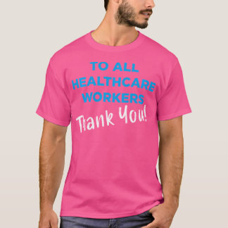 Camiseta Profissionais de saúde agradeço a enfermeiros Médi