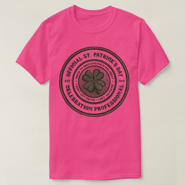Camiseta Profissional de Celebração (Frente do Design)