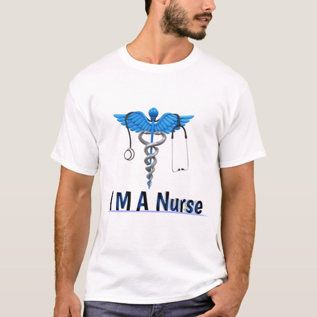 Camiseta profissional de enfermagem psiquiátrica (Frente)