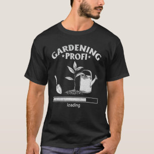 Camiseta Profissional de jardinagem carregando planta de pl
