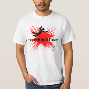 Camiseta PROFISSIONAL do DUBLÊ (preto/vermelho)