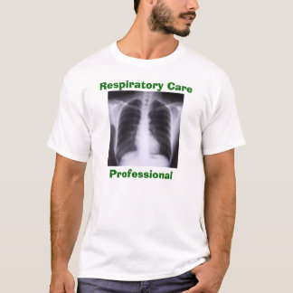 Camiseta Profissional respiratório do cuidado