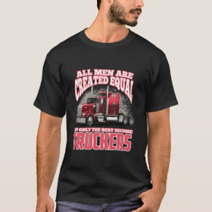 Camiseta Profissionalizar Homens Grandes Caminhoneiros Todo