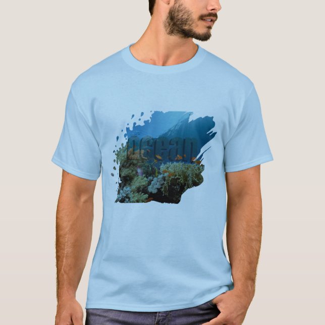Camiseta Profundidade do Oceano – A Beleza Sob a Superfície (Frente)