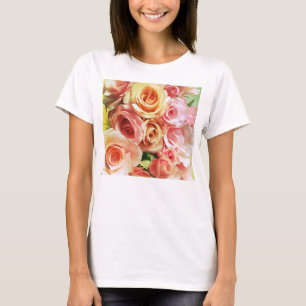 Camiseta profusão de rosas