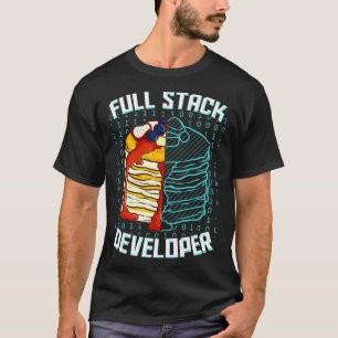 Camiseta Progr de Codificador de Pancake Engraçado do Dese