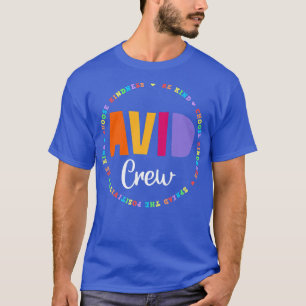 Camiseta Programa AVID da Equipe — Educador — Apreciação de
