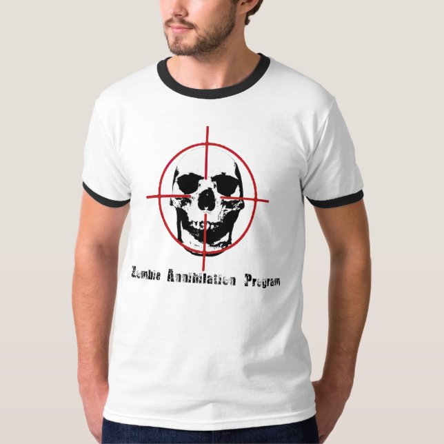 Camiseta Programa da aniquilação do zombi (Frente)