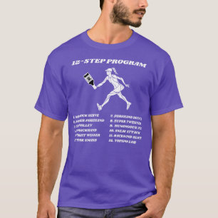 Camiseta Programa de 12 passos do Open Funny Tênis Addict d