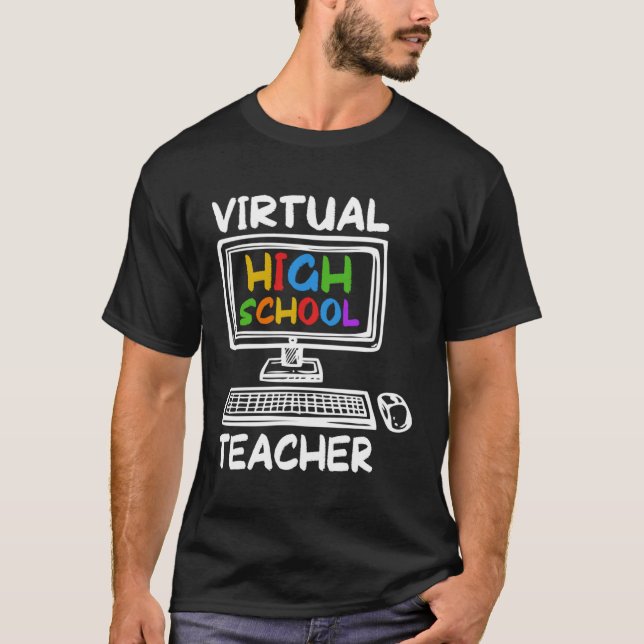 Camiseta Programa de aprendizado à distância do professor d (Frente)