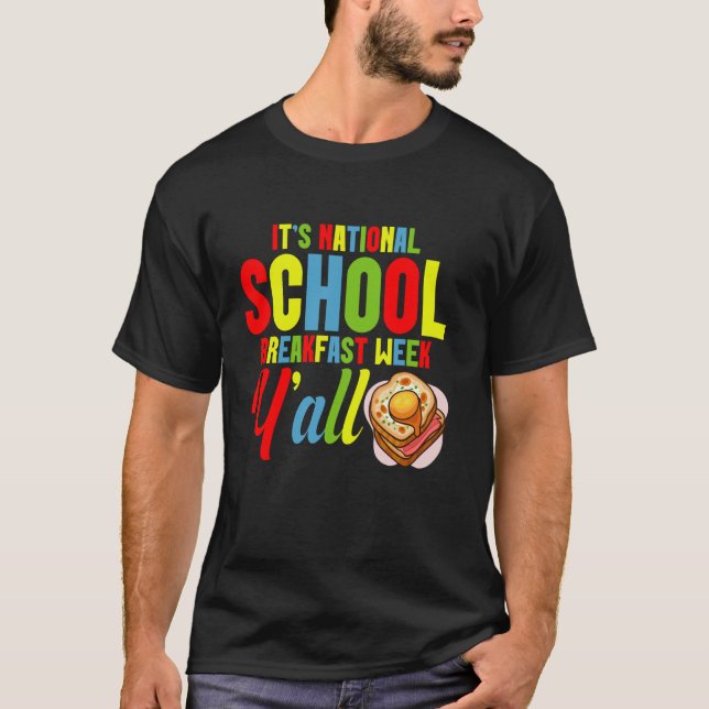 Camiseta Programa de Café da Manhã aguarda por Semana Nacio (Frente)